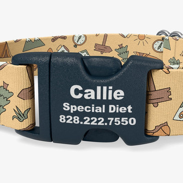 closeup view of personalization